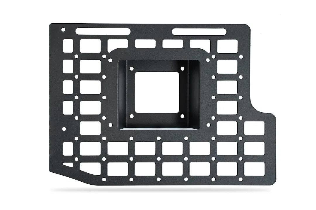 AC1904701NA – A.DESERT DES Molle Cargo Panel, Bed Mount Driver Front Bolt-On Flush Mount Powder Coated Hammer Black S...